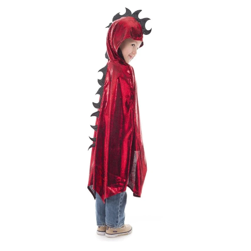 Dragon Cloak - Red/Black (Size 3-8 Yrs) 5 Dragon Cloak - Red/Black (Size 3-8 Yrs) - Image 3