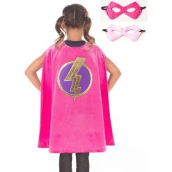 Pink Hero Cape & Mask Set