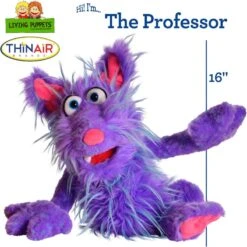 The Professor Purple Puppet -Time Less Toy living puppets hand puppets the professor purple puppet 1184416766
