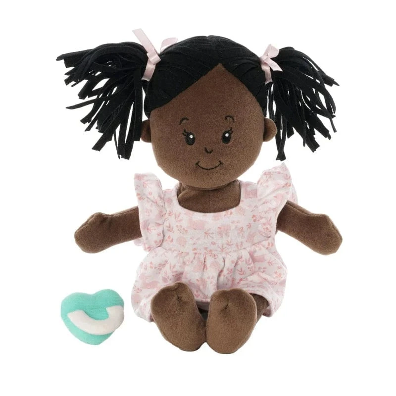 Manhattan Toy Love, Stella - Brown Doll With Black Pigtails 3 Manhattan Toy Love, Stella - Brown Doll With Black Pigtails
