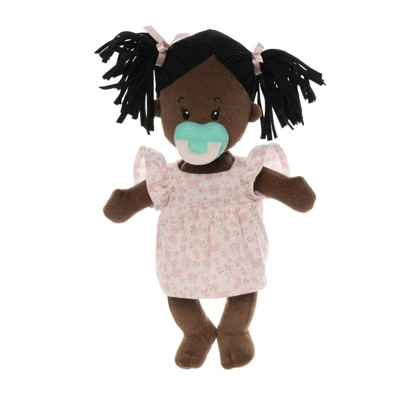 Manhattan Toy Love, Stella - Brown Doll With Black Pigtails 4 Manhattan Toy Love, Stella - Brown Doll With Black Pigtails - Image 2