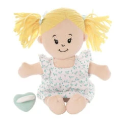 Manhattan Toy Love, Stella - Peach Doll With Blonde Pigtails
