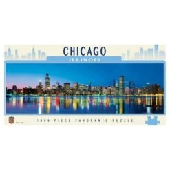 Chicago Skyline Panoramic 1000 Piece Puzzle