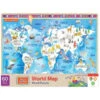 Hello, World! - World Map 60 Piece Wood Puzzle