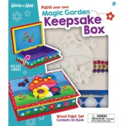 Paint Your Own Magic Garden Keepsake Box
