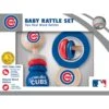 Chicago Cubs Baby Rattle Set -Time Less Toy masterpieces rattles teethers chicago cubs baby rattle set 39880755446002