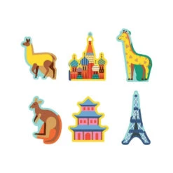 Mudpuppy Map Of The World 78 Piece Puzzle 7 Mudpuppy Map Of The World 78 Piece Puzzle -Time Less Toy mudpuppy under 100 piece puzzles map of the world 78 piece puzzle 1168350959