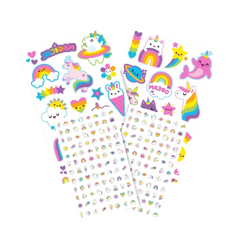 Ooly Tattoo Palooza Tattoos & Nail Stickers - Unicorn & Rainbows 4 Ooly Tattoo Palooza Tattoos & Nail Stickers - Unicorn & Rainbows - Image 2