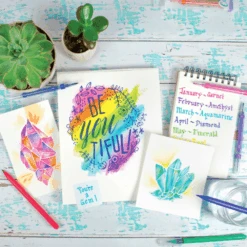 Ooly Chroma Blends Watercolor Brush Markers -Time Less Toy ooly markers pens brushes crayons chroma blends watercolor brush markers 37033246949618