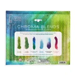 Ooly Chroma Blends Watercolor Brush Markers -Time Less Toy ooly markers pens brushes crayons chroma blends watercolor brush markers 39985571102962