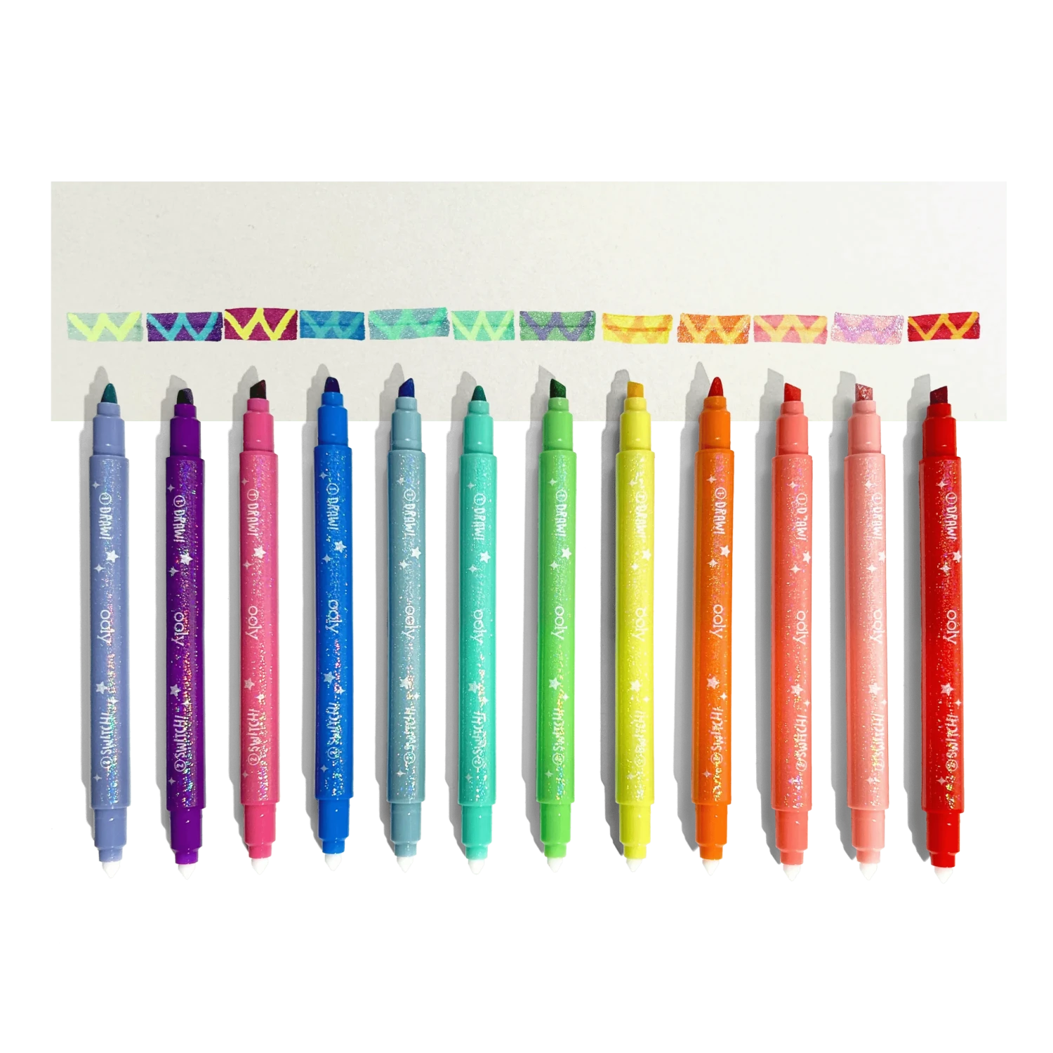 Ooly Switch-Eroo Glittery Color Changing Markers 4 Ooly Switch-Eroo Glittery Color Changing Markers - Image 2