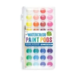 Ooly Lil Paint Pods Watercolor With Brush - Set Of 36