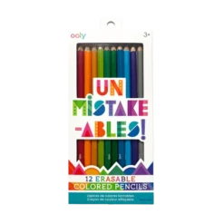 Ooly UnMistakeAbles Erasable Colored Pencils (Set Of 12)