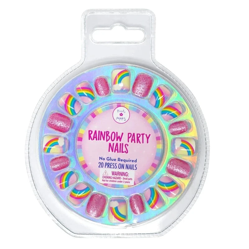 Rainbow Party Press On Nails 3 Rainbow Party Press On Nails