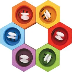 Plan Toys Beehives Sorting Game -Time Less Toy plan toys educational play beehives sorting game 40050237800690