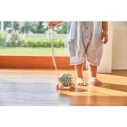 Plan Toys Pull Along Hedgehog Blue -Time Less Toy plan toys pull along toys default pull along hedgehog blue 40550581764338