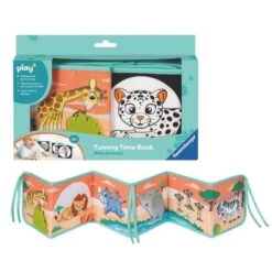 PLAY Tummy Time Book: Wild Animals