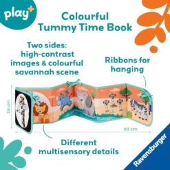 PLAY Tummy Time Book: Wild Animals 8 PLAY Tummy Time Book: Wild Animals -Time Less Toy play infant tummy time book wild animals 1180804213