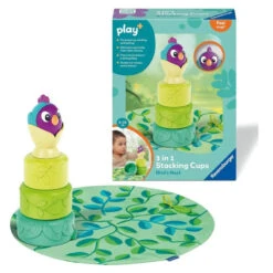 PLAY 3-in-1 Stacking Cups Bird's Nest