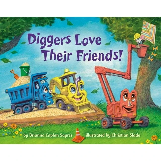 Diggers Love Their Friends! (Board Book) 3 Diggers Love Their Friends! (Board Book)