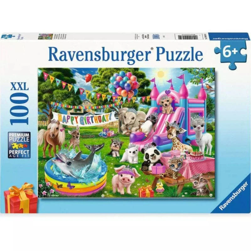 Ravensburger Tiara Birthday Party 100 Piece Puzzle 3 Ravensburger Tiara Birthday Party 100 Piece Puzzle