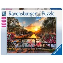 Ravensburger Bicycles In Amsterdam 1000 Piece Puzzle