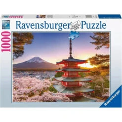 Ravensburger Mount Fuji Cherry Blossom View 1000 Piece Puzzle
