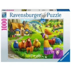 Ravensburger The Happy Sheep Yarn Shop - 1000 Piece Puzzle