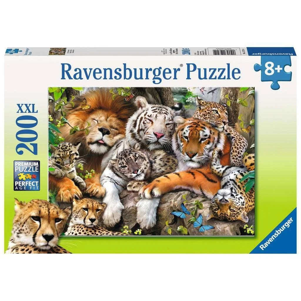 Ravensburger Big Cat Nap 200 Piece Puzzle 3 Ravensburger Big Cat Nap 200 Piece Puzzle