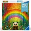 Ravensburger Puzzle Moments: Bamboo Panda 200 Piece Puzzle -Time Less Toy ravensburger 200 piece puzzles default puzzle moments bamboo panda 200 piece puzzle 44442941948146