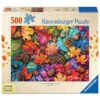 Ravensburger Autumn Riches 500 Piece Large Format Puzzle -Time Less Toy ravensburger 500 piece puzzles autumn riches 500 piece large format puzzle 1187467429