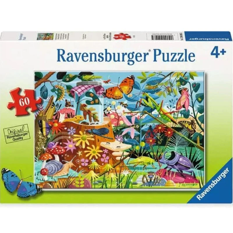 Ravensburger Backyard Bug World 60 Piece Puzzle 3 Ravensburger Backyard Bug World 60 Piece Puzzle