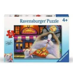 Ravensburger Happy Cat Pizza 35 Piece Puzzle