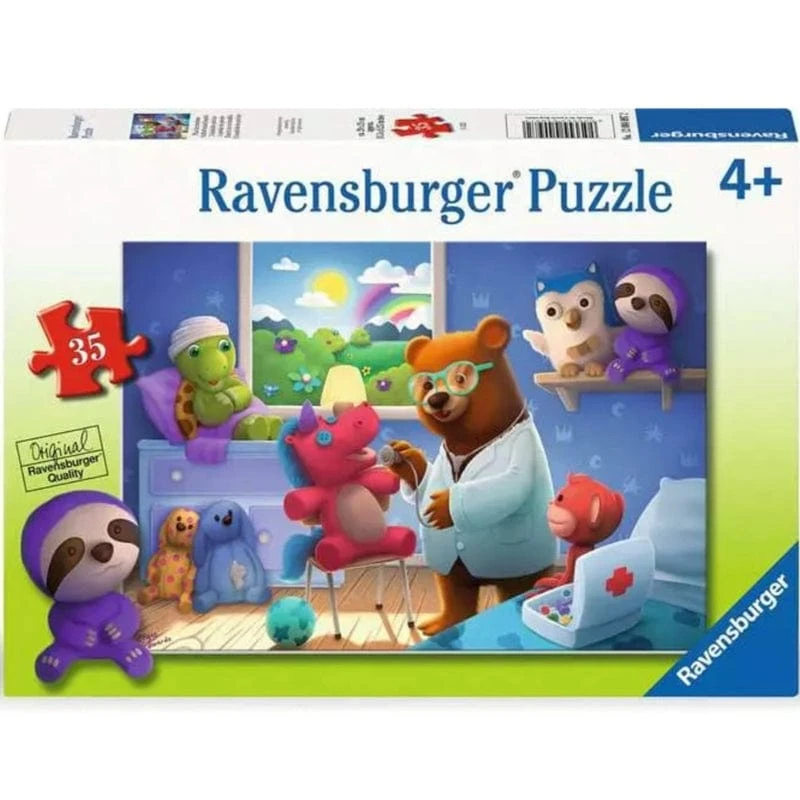 Ravensburger Stuffed Animal Hospital 35 Piece Puzzle 3 Ravensburger Stuffed Animal Hospital 35 Piece Puzzle