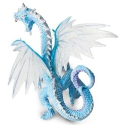 10145 Ice Dragon -Time Less Toy safari ltd miniature dragons 10145 ice dragon 40337275453682