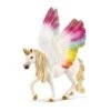 Schleich 70576 Winged Rainbow Unicorn -Time Less Toy schleich miniature mythical horses 70576 winged rainbow unicorn 41909533671666
