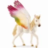 Schleich 70577 Winged Rainbow Unicorn Foal 1 Schleich 70577 Winged Rainbow Unicorn Foal -Time Less Toy schleich miniature mythical horses 70577 winged rainbow unicorn foal 41909530034418