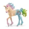 Schleich 70724 Marshmallow Unicorn Foal 2 Schleich 70724 Marshmallow Unicorn Foal -Time Less Toy schleich miniature mythical horses 70724 marshmallow unicorn foal 41900984041714