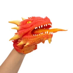 SCHYLLING Dragon Hand Puppet (Assorted Colors) -Time Less Toy schylling hand puppets default dragon hand puppet assorted colors 42027238293746