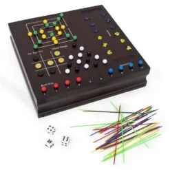 SPIN MASTER Family 10 Classic Games Set -Time Less Toy spin master strategy games family 10 classic games set 36806849265906