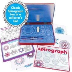 Spirograph Design Set Tin -Time Less Toy spirograph coloring painting kits spirograph design set tin 44901901041906