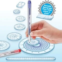 Spirograph Design Set Tin -Time Less Toy spirograph coloring painting kits spirograph design set tin 44901901304050