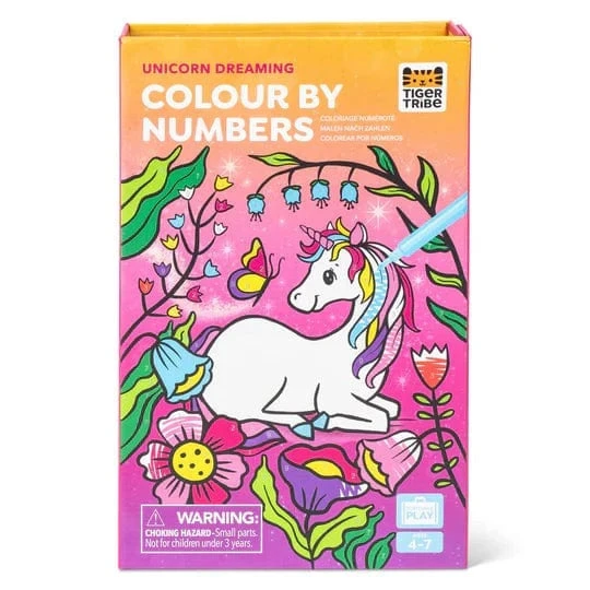 Tiger Tribe Color By Numbers - Unicorn Dreaming 3 Tiger Tribe Color By Numbers - Unicorn Dreaming