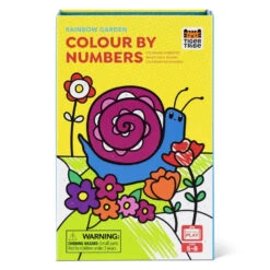 Tiger Tribe Color By Numbers - Rainbow Garden