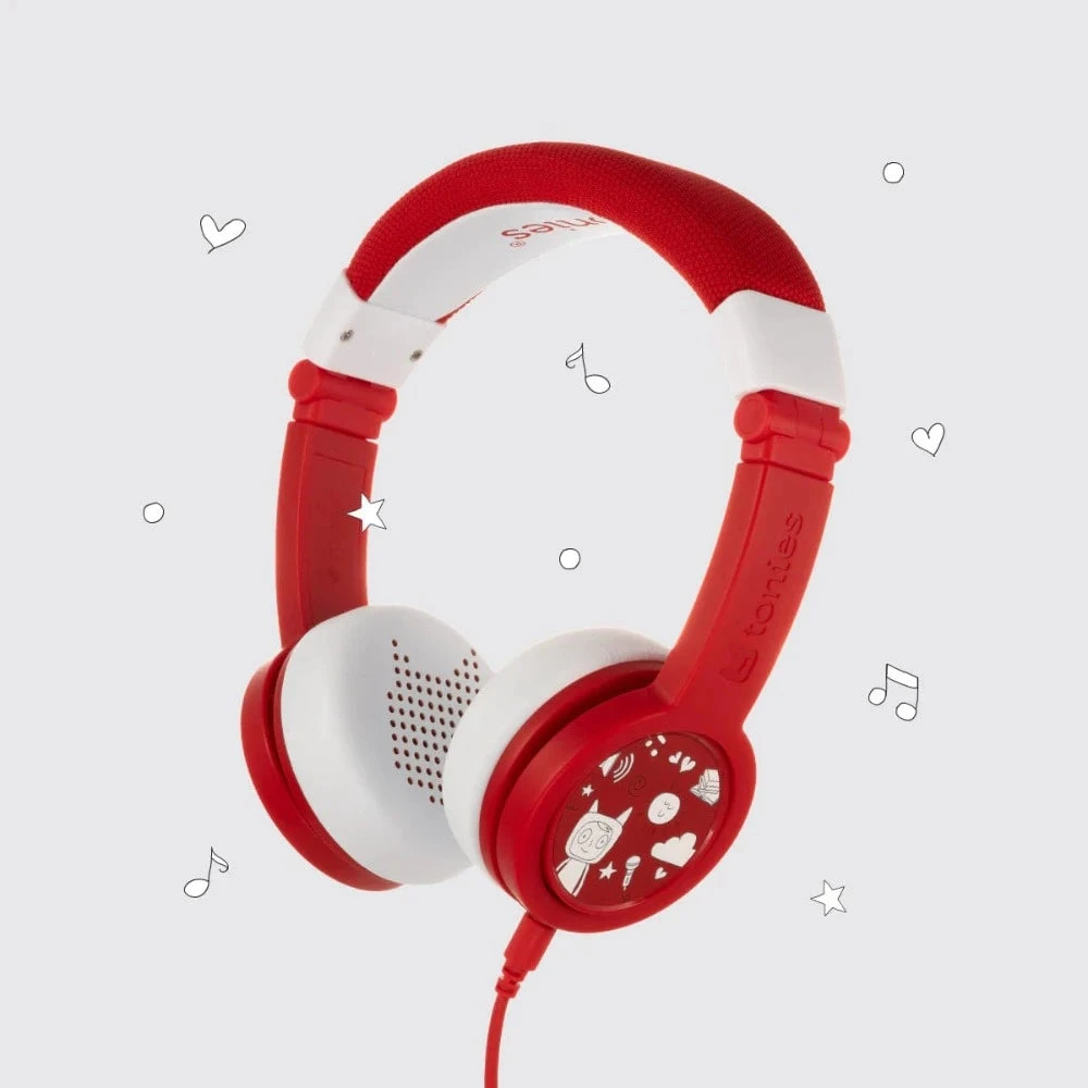 TONIES Tonie Foldable Headphones - Red 3 TONIES Tonie Foldable Headphones - Red