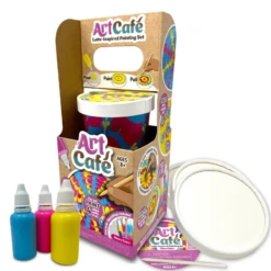 Art Café Latte-Inspired Painting Set - Cheery