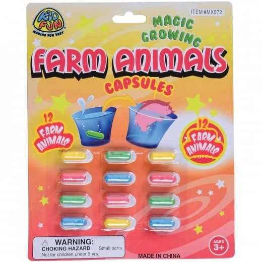 Magic Grow Farm Animal Capsules 3 Magic Grow Farm Animal Capsules